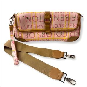 Benetton purse with mirror.